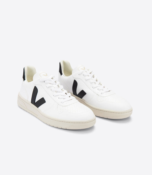 VEJA V10 EXTRA WHITE BLACK