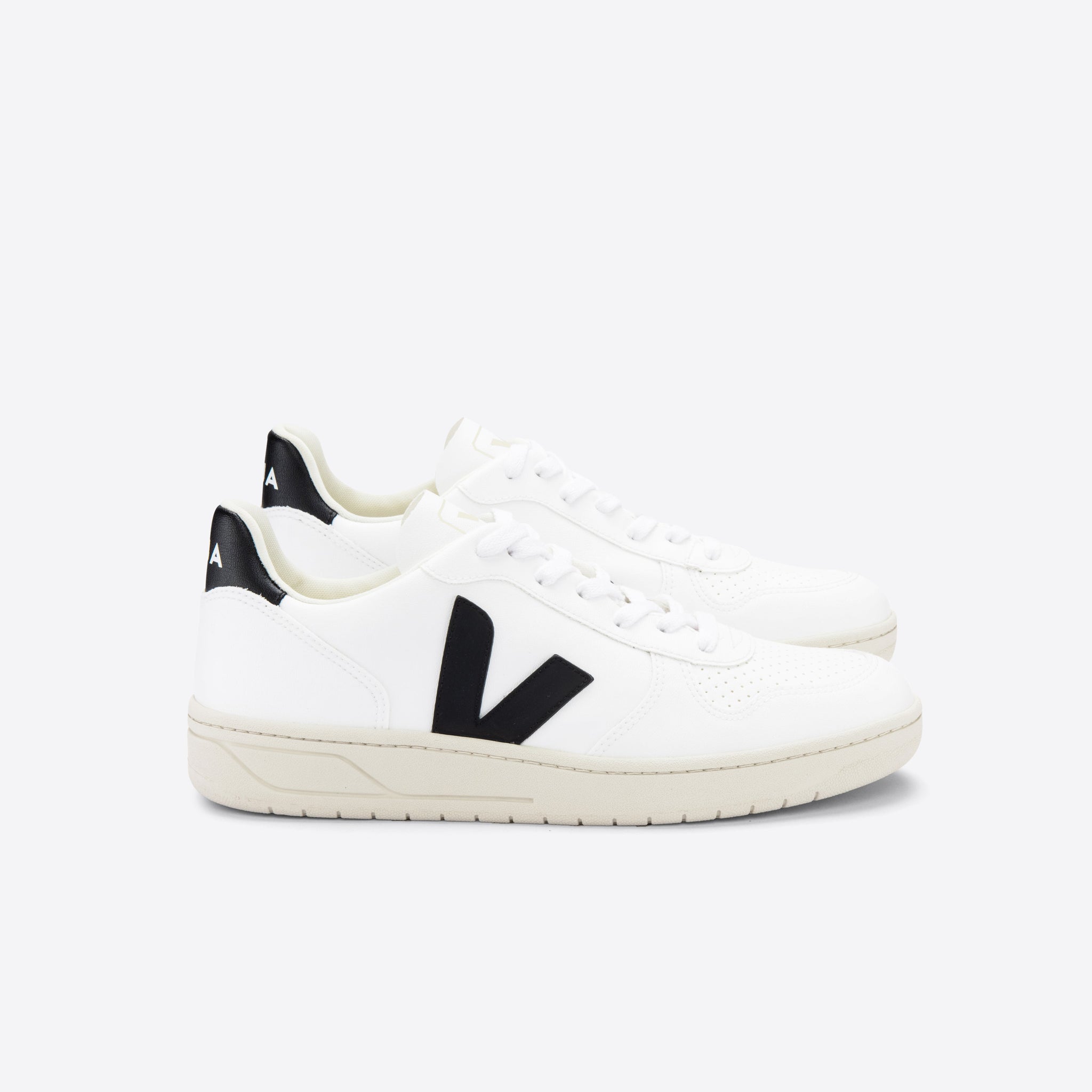 VEJA V10 EXTRA WHITE BLACK