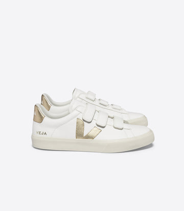 RECIFE LEATHER EXTRA WHITE PLATINE / VEJA