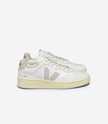 V-90 LEATHER EXTRA WHITE NATURAL / VEJA