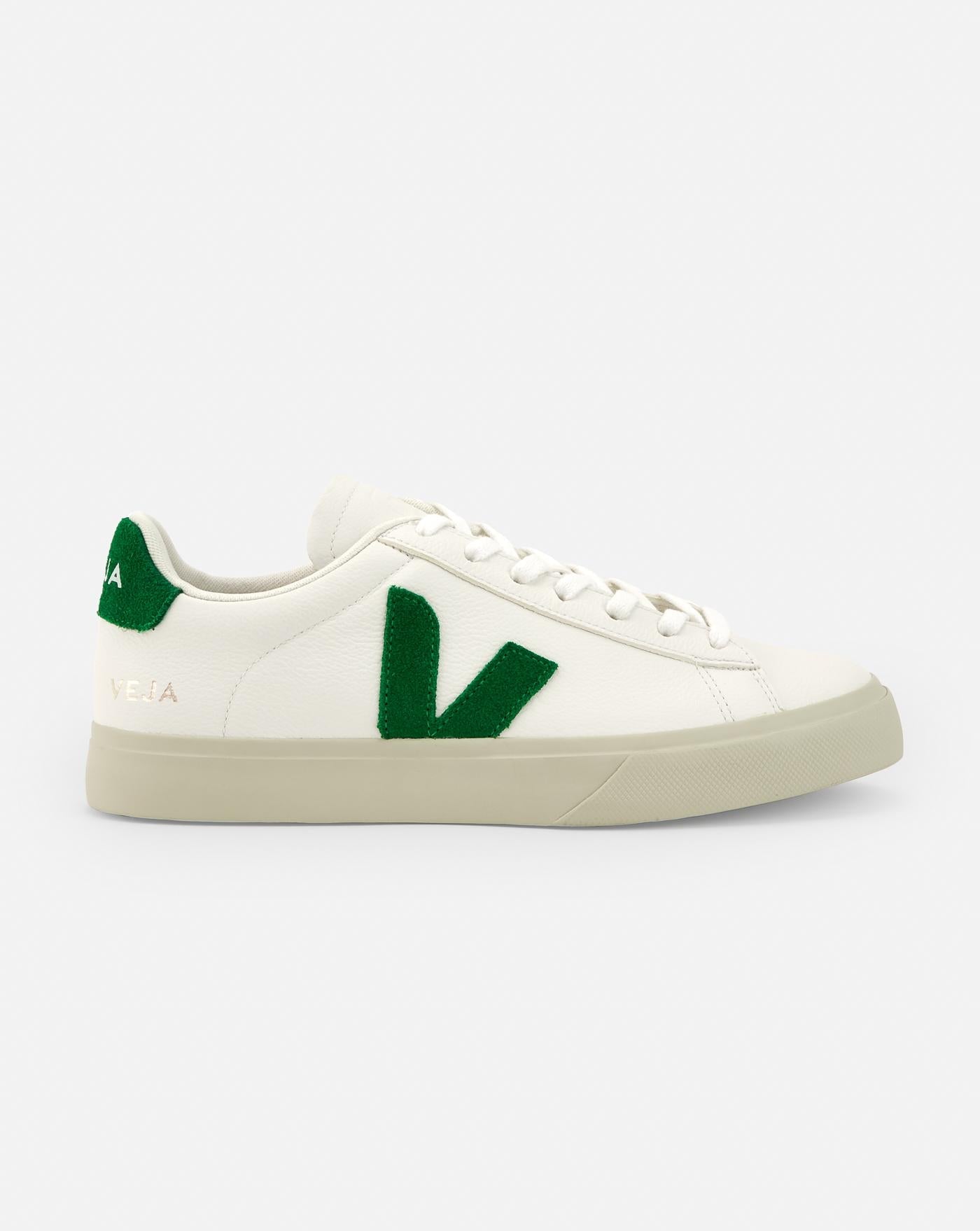 Zapatillas Veja Campo Chromefree Extra White Emeraude