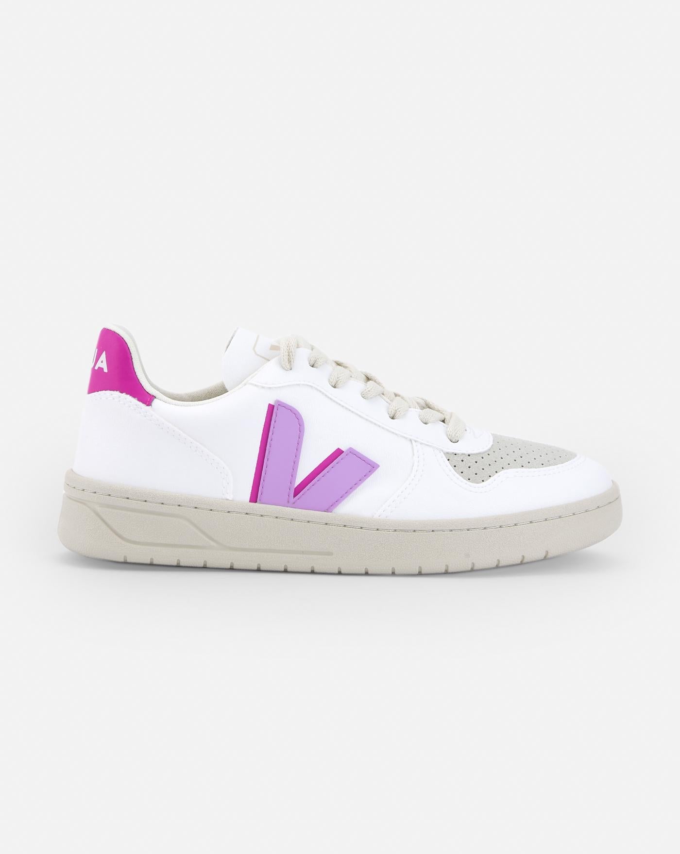 Zapatillas Veja V-10 Cwl White Orchid Ultraviolet
