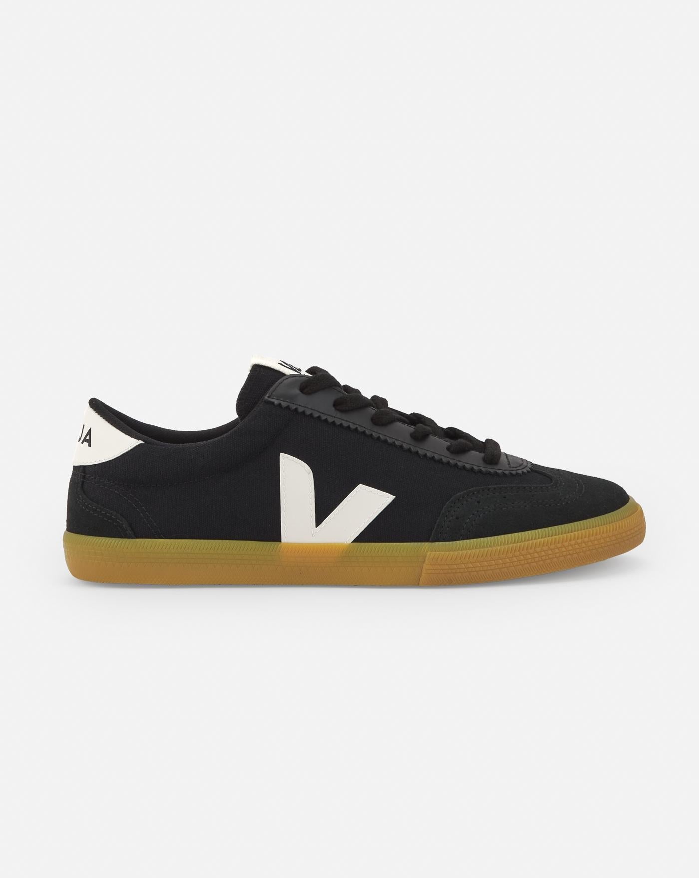 Zapatillas Veja Volley Canvas Black White Natural
