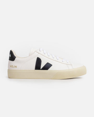 Zapatillas Veja Campo Chromefree Leather White Black