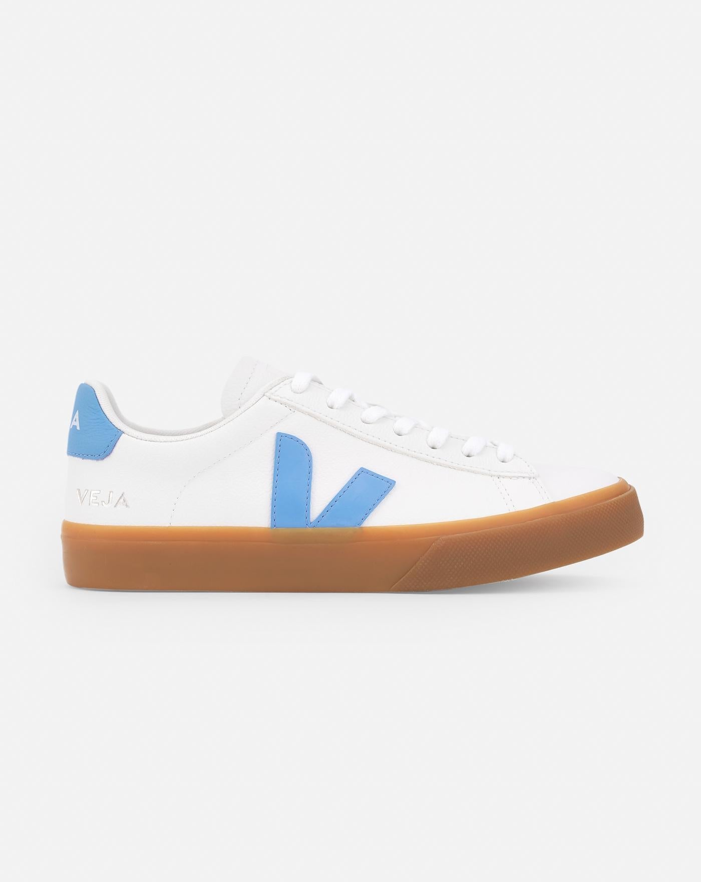 Zapatillas Veja Campo Chromefree Extra White Aqua