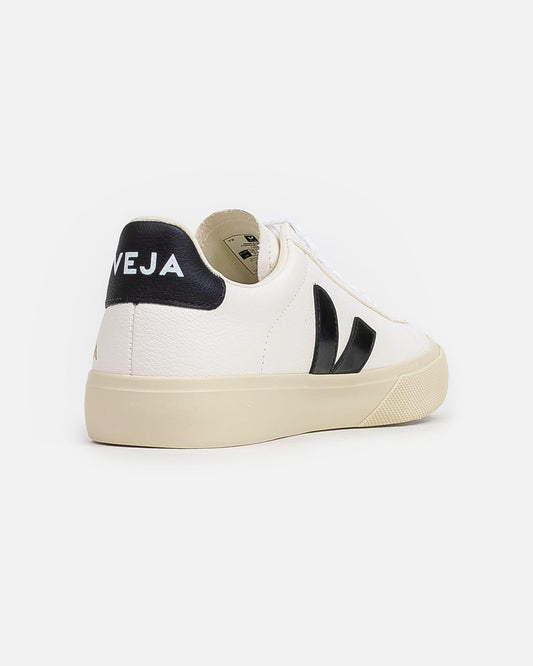 Zapatillas Veja Campo Chromefree Leather White Black
