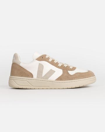 Zapatillas Veja V-10 Chromefree Extra White Natural Sahara
