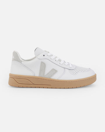 Zapatillas Veja V-10 Leather Extra White Natural