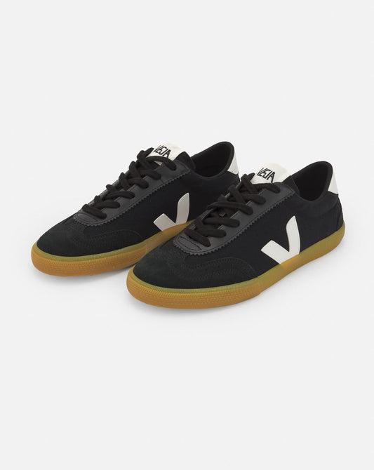 Zapatillas Veja Volley Canvas Black White Natural