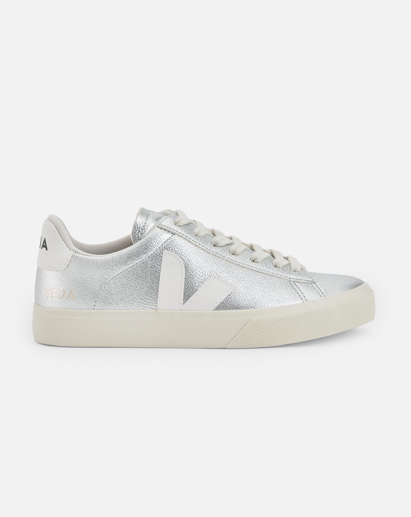 Zapatillas Veja Campo Silver White