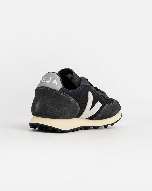 Zapatillas Veja Rio Branco Black White Oxford Grey